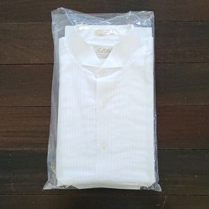 BRAND NEW MEN'S BILL BLASS EVENINGWEAR WHITE TUXEDO SHIRT